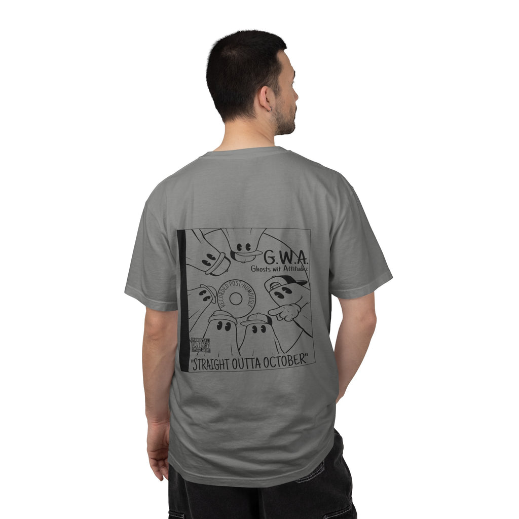 Straight Outta October T-Shirt | Retro Halloween Ghost Tee