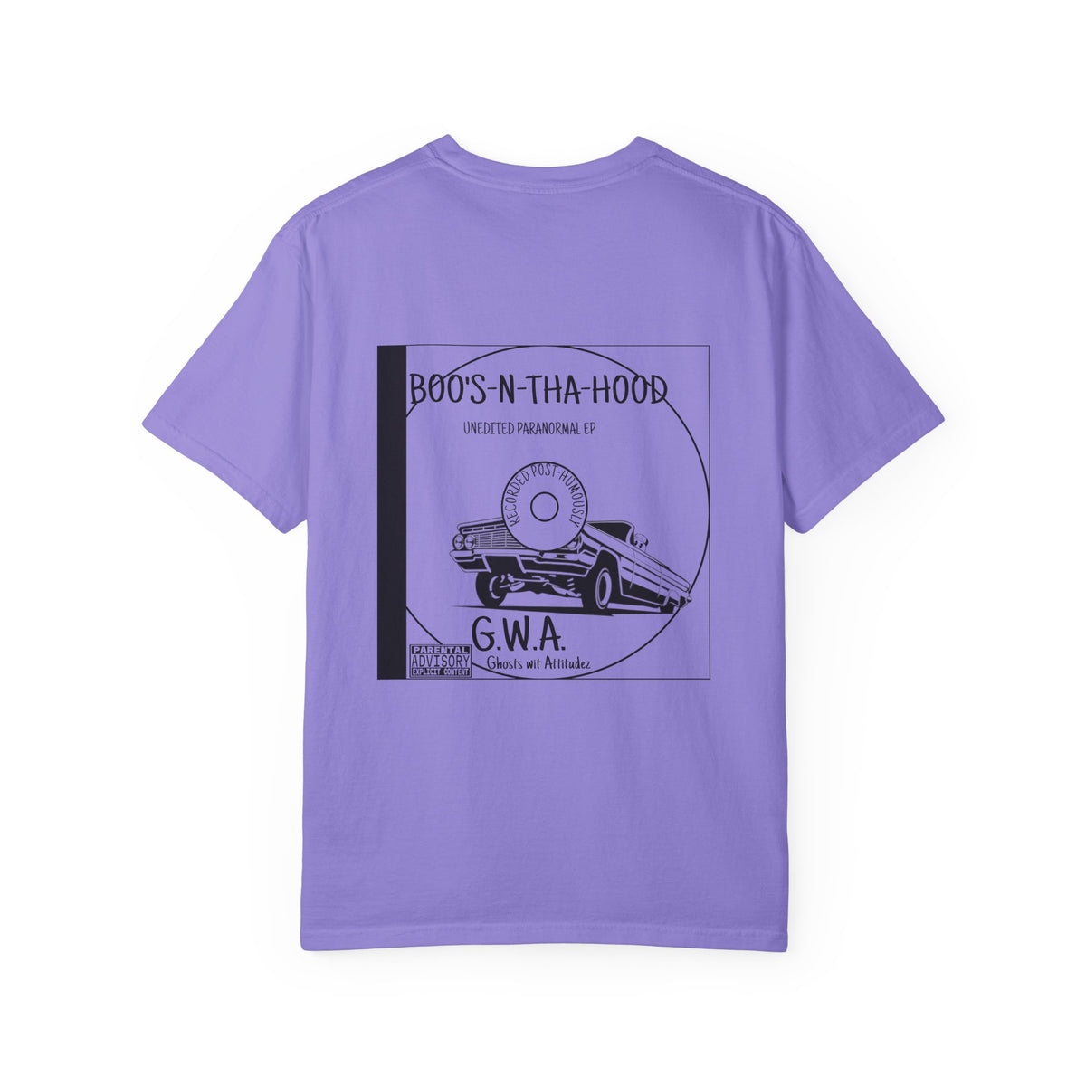 Boo's N Tha Hood T-Shirt | Retro Lowrider Halloween Ghost Tee