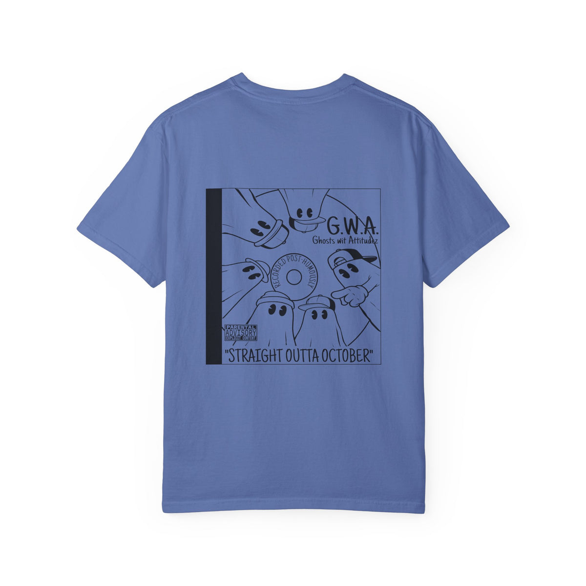 Straight Outta October T-Shirt | Retro Halloween Ghost Tee