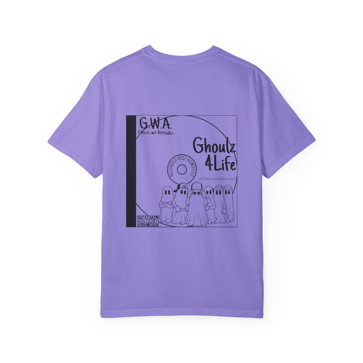 Retro Halloween Ghost T-Shirt | Ghoulz 4 Life Back Print Tee