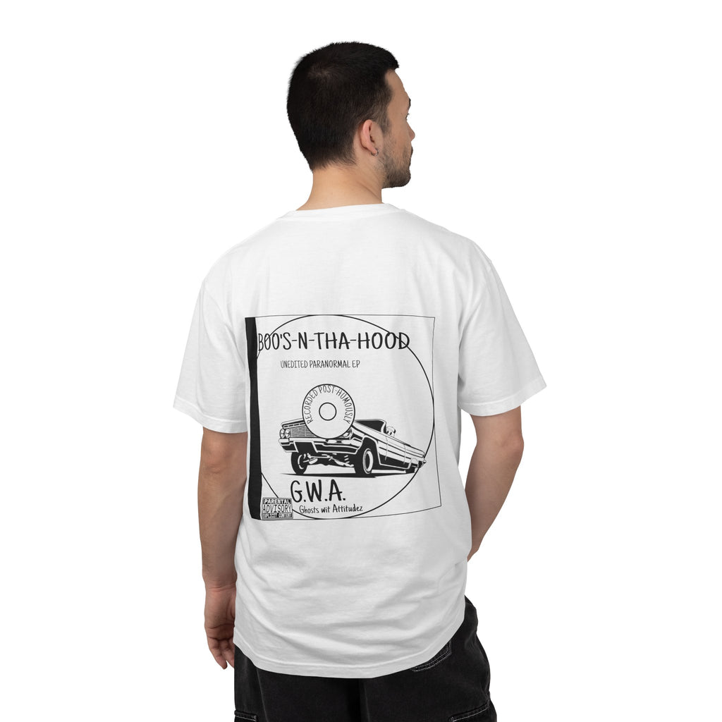Boo's N Tha Hood T-Shirt | Retro Lowrider Halloween Ghost Tee