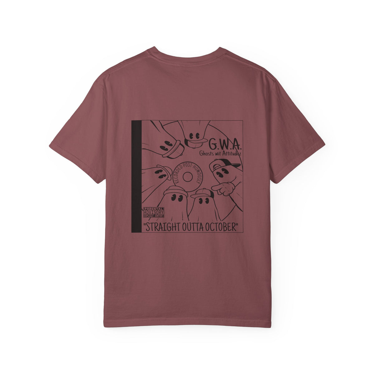Straight Outta October T-Shirt | Retro Halloween Ghost Tee