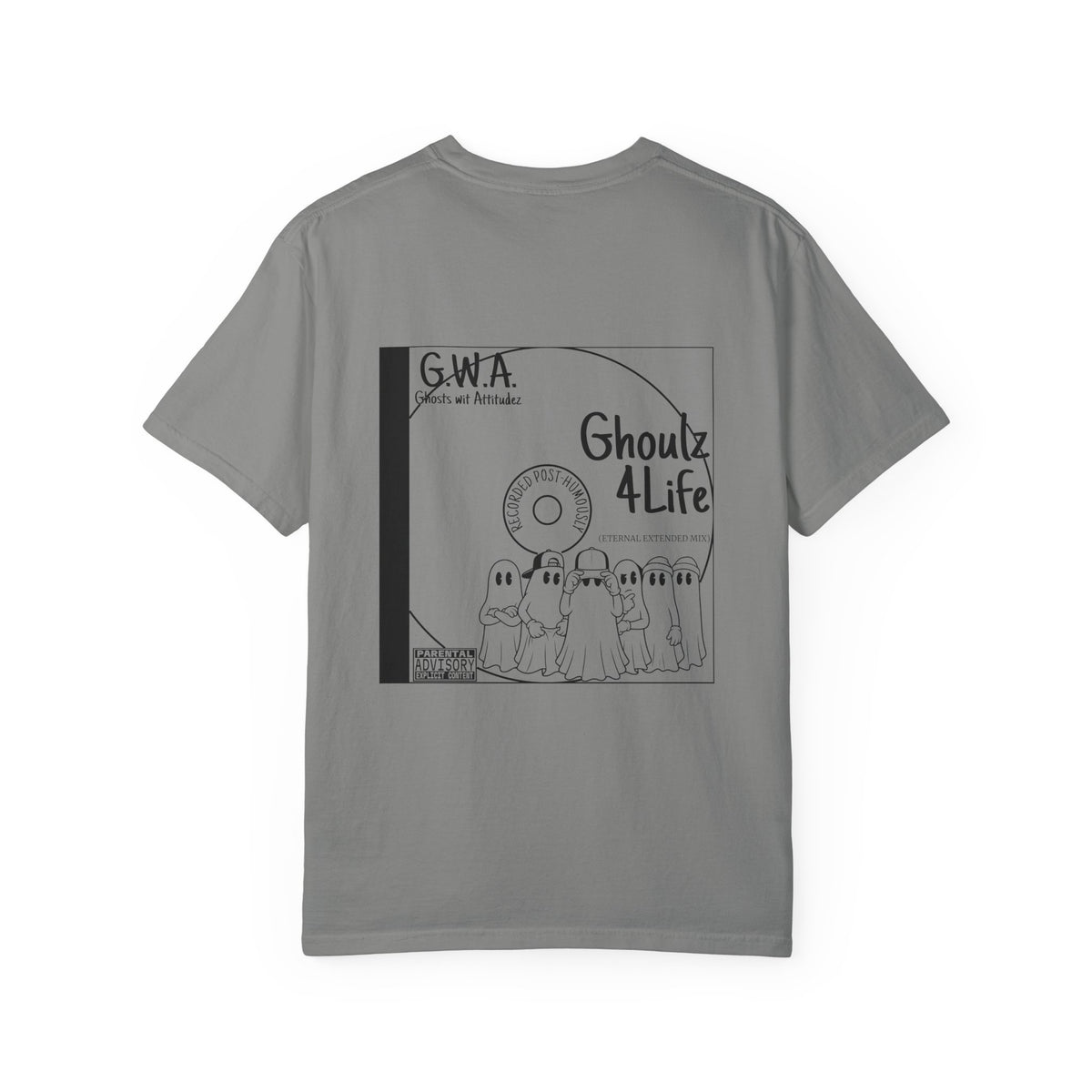 Retro Halloween Ghost T-Shirt | Ghoulz 4 Life Back Print Tee