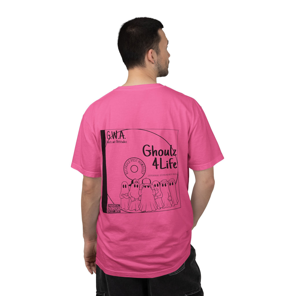 Retro Halloween Ghost T-Shirt | Ghoulz 4 Life Back Print Tee