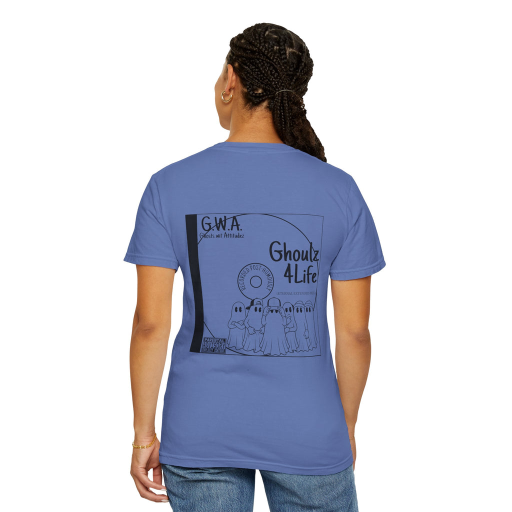 Retro Halloween Ghost T-Shirt | Ghoulz 4 Life Back Print Tee