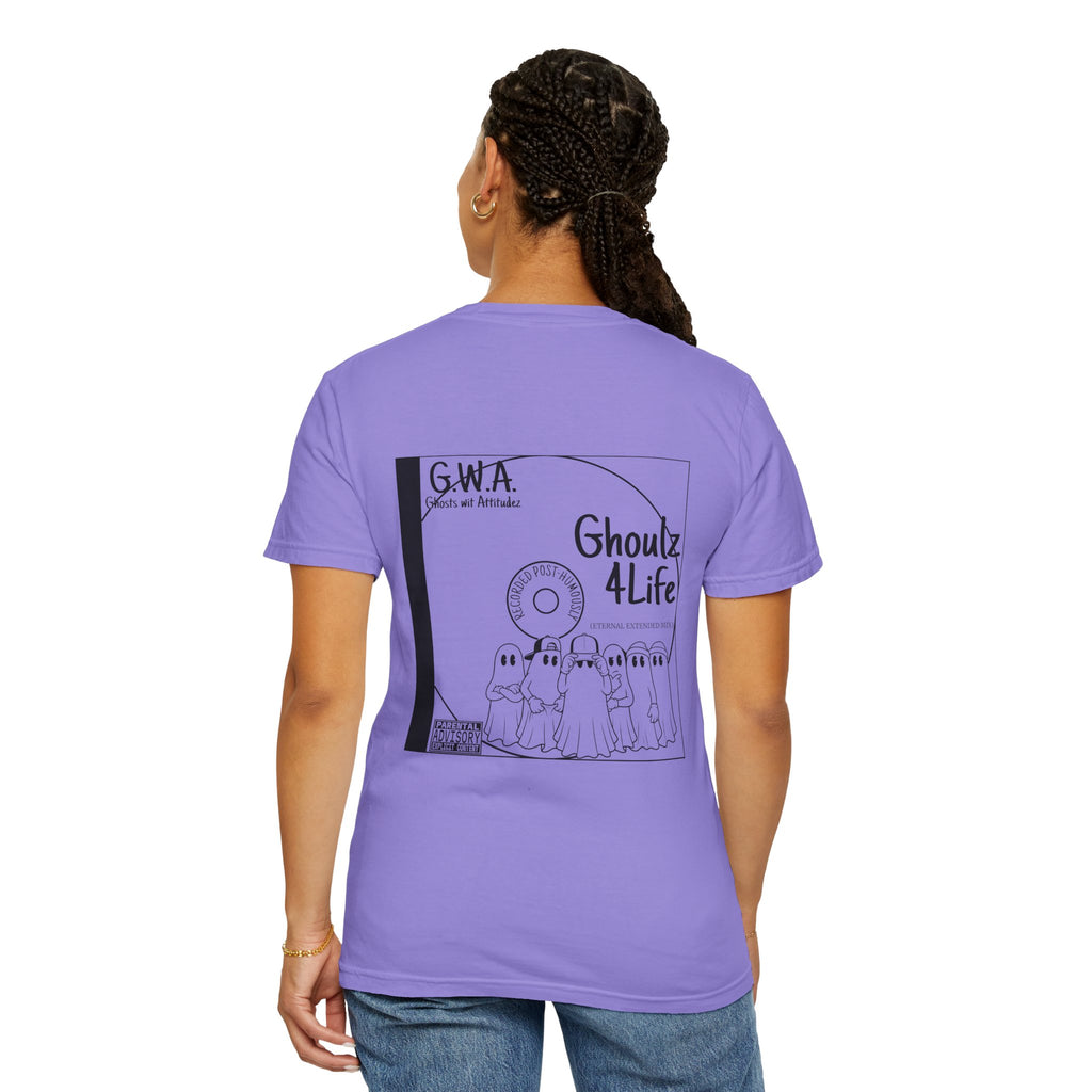 Retro Halloween Ghost T-Shirt | Ghoulz 4 Life Back Print Tee