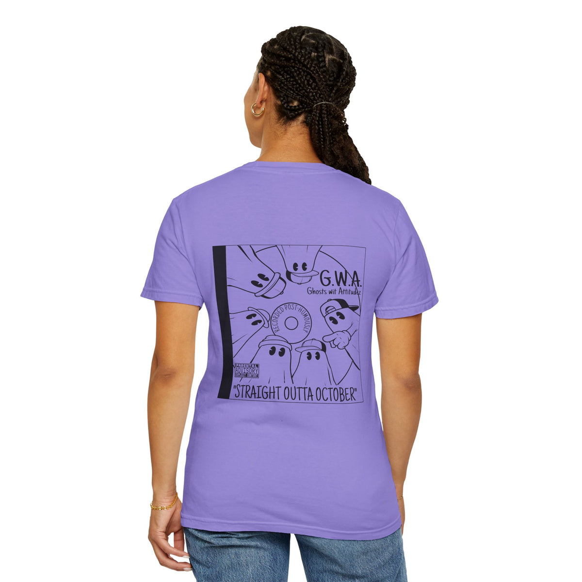 Straight Outta October T-Shirt | Retro Halloween Ghost Tee