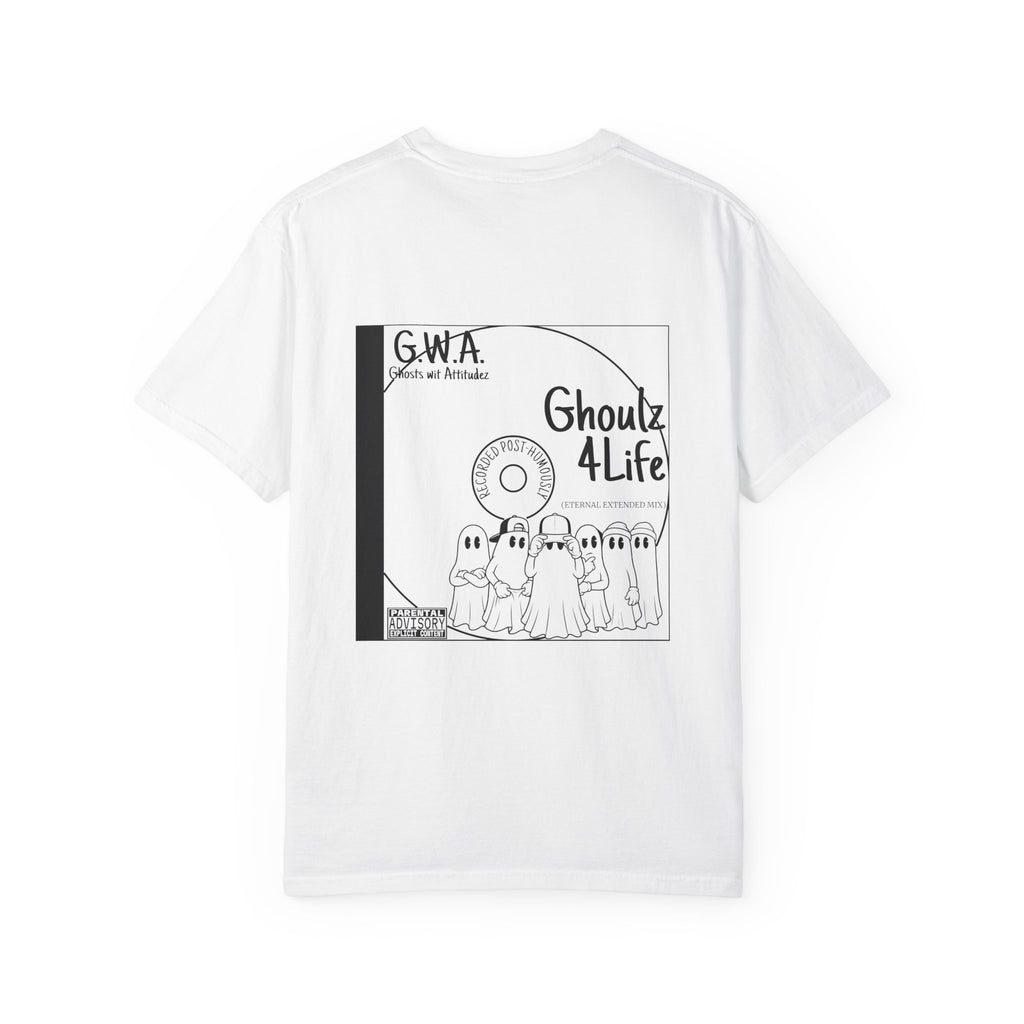 Retro Halloween Ghost T-Shirt | Ghoulz 4 Life Back Print Tee