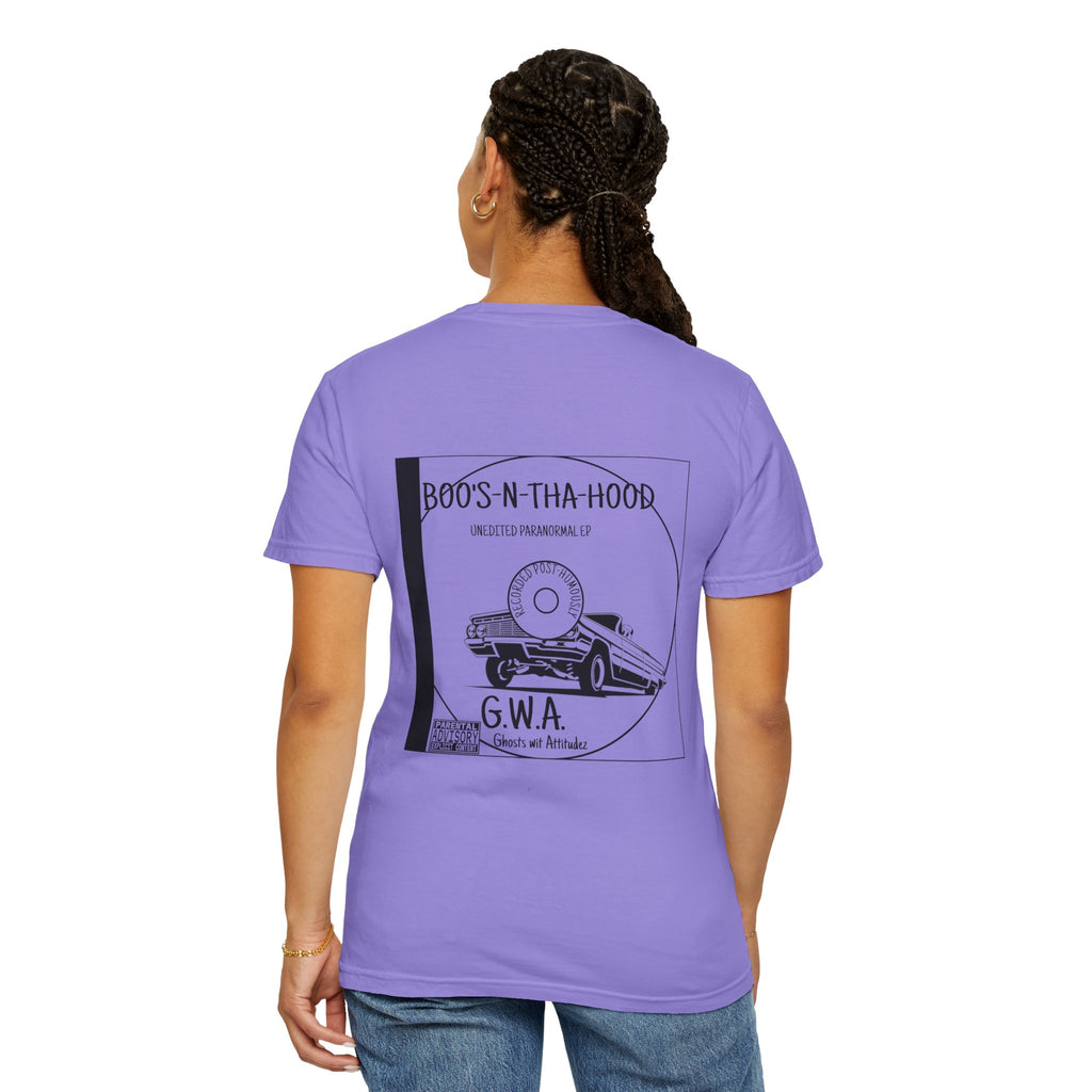 Boo's N Tha Hood T-Shirt | Retro Lowrider Halloween Ghost Tee
