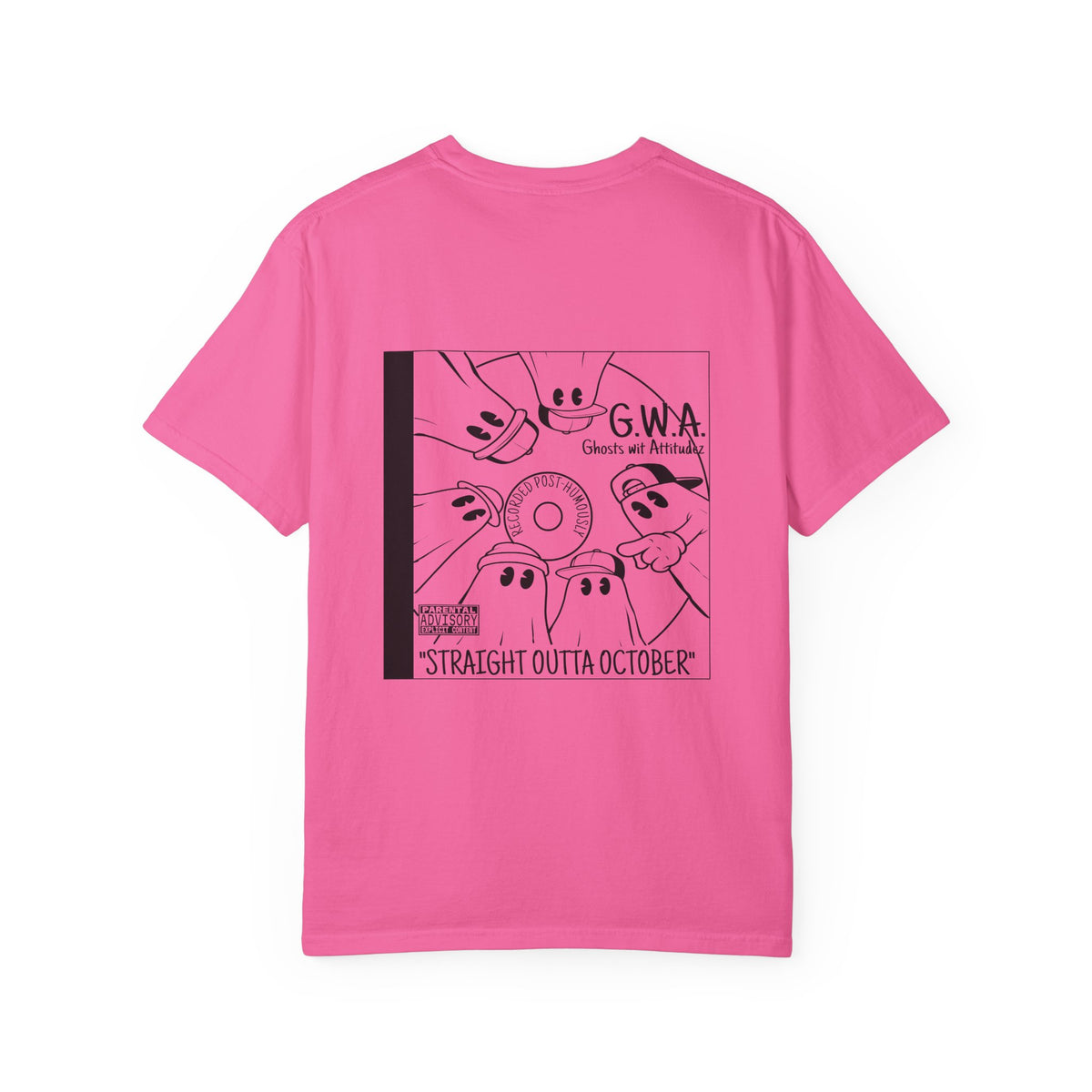 Straight Outta October T-Shirt | Retro Halloween Ghost Tee
