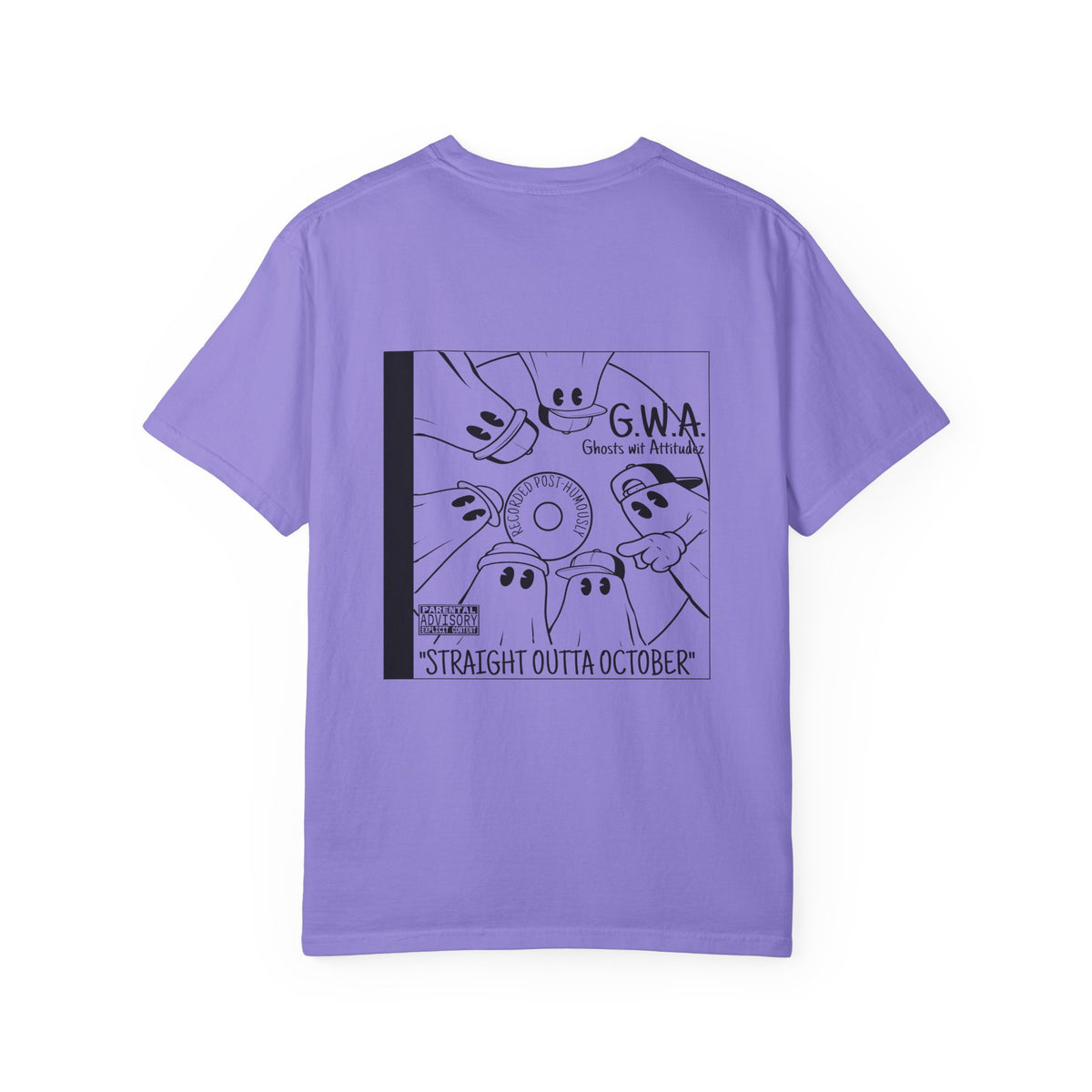 Straight Outta October T-Shirt | Retro Halloween Ghost Tee