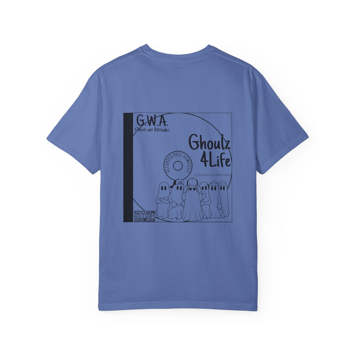 Retro Halloween Ghost T-Shirt | Ghoulz 4 Life Back Print Tee