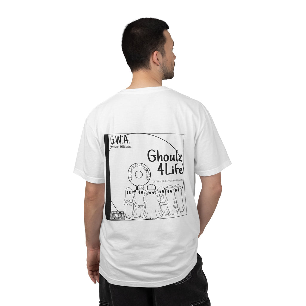 Retro Halloween Ghost T-Shirt | Ghoulz 4 Life Back Print Tee