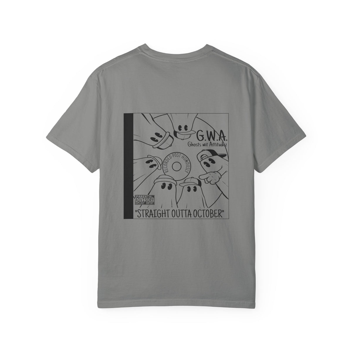 Straight Outta October T-Shirt | Retro Halloween Ghost Tee